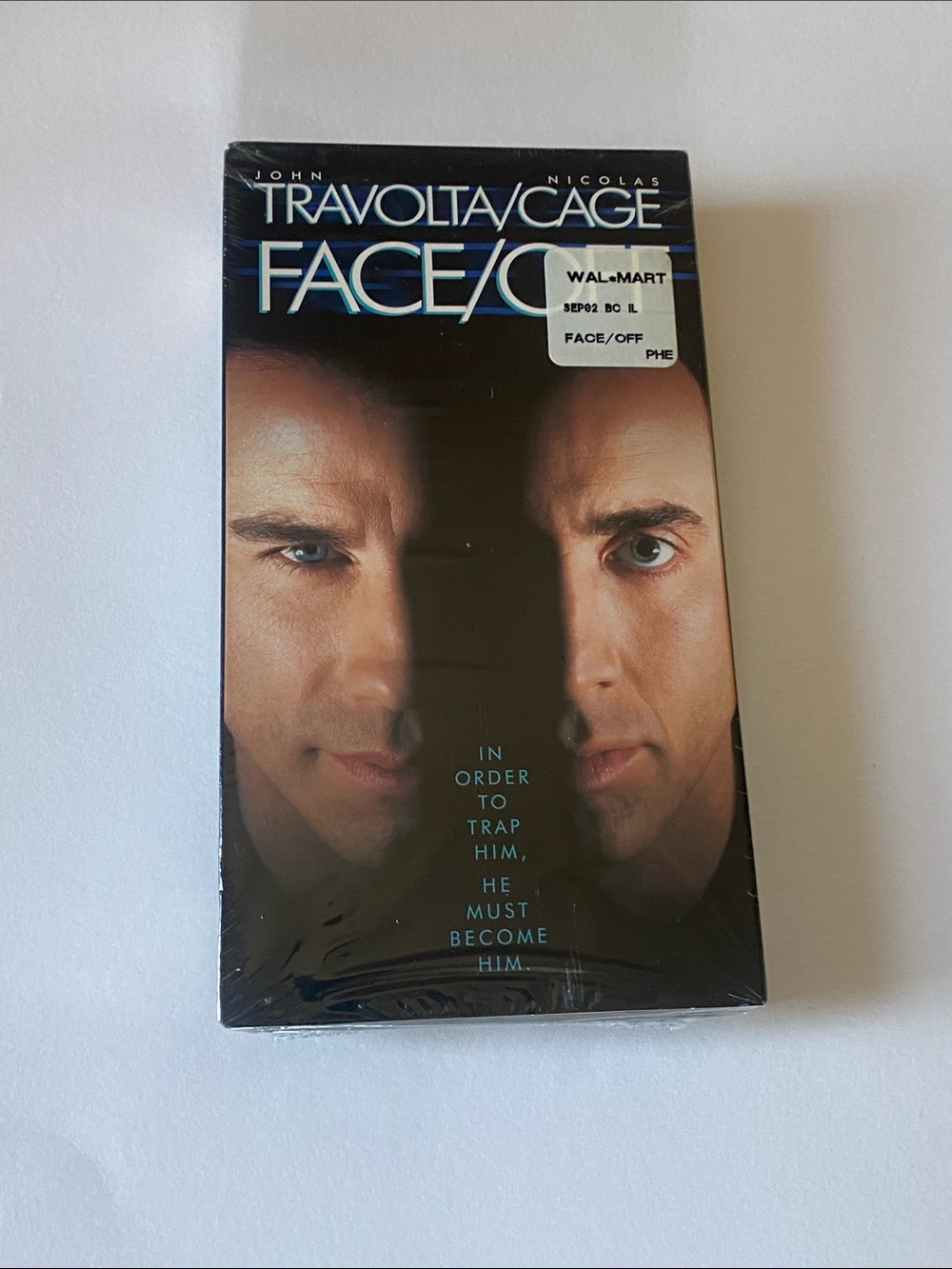 Face Off VHS 1997 Nicolas Cage John Travolta Sealed New Paramount Studio Stamp